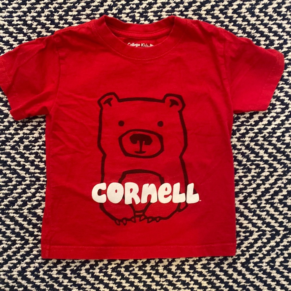 Cornell University 3T Toddler Short Sleeved T-Shirt 100% Cotton. Great Condition